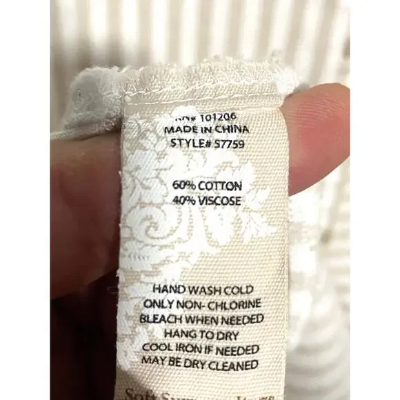 Soft Surroundings Standout Asymmetrical Tunic Top Womens Plus 1X Lagenlook Boho - Picture 8 of 8